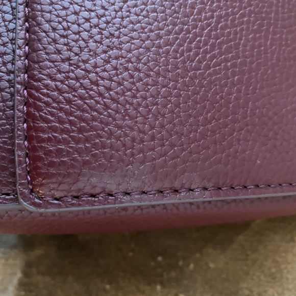 Maroon Crossbody Satchel - Picture 8 of 10